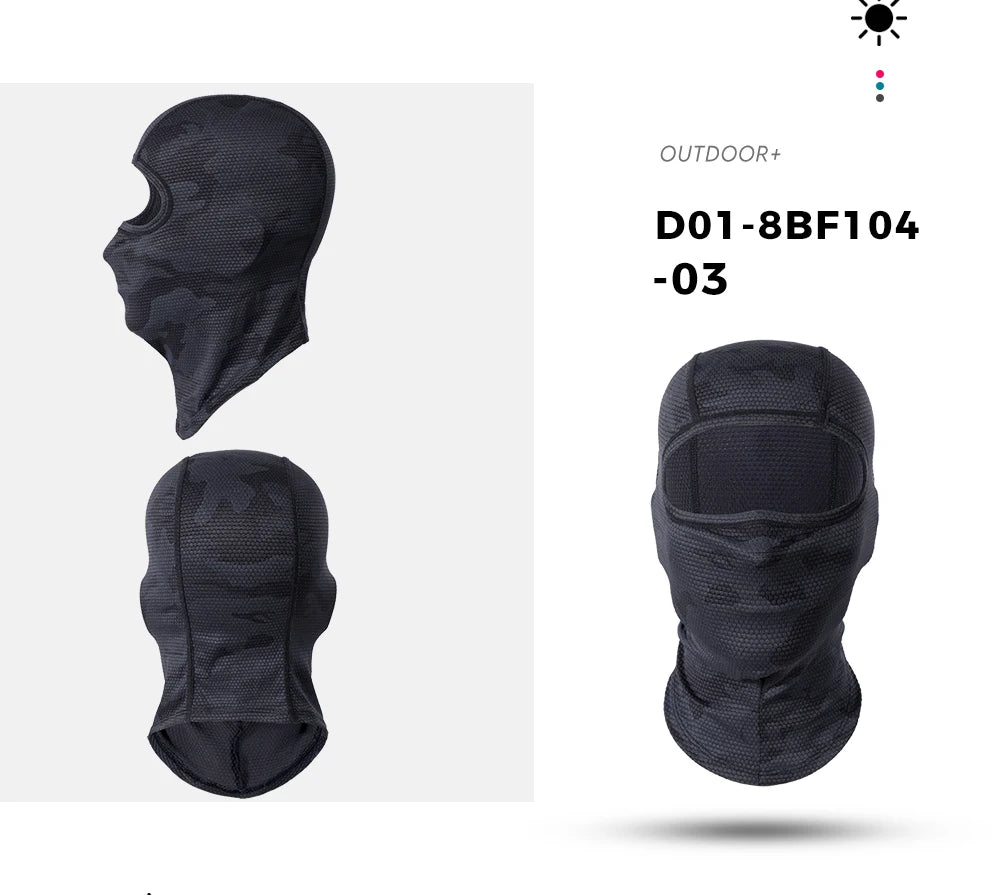 Masque intégral de refroidissement moto, cagoule respirante d'été pour motard, cache-cou pour motocross, casque de cyclisme, couvre-chef