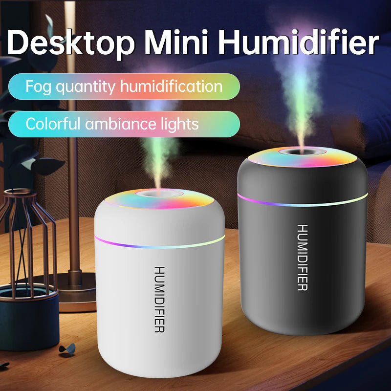 180ML Mini Luftbefeuchter USB Elektrischer Aroma Diffusor Ätherisches Öl Reiniger Aromatherapie Nebel Erzeuger Lichter Für Auto Zuhause Schlafzimmer