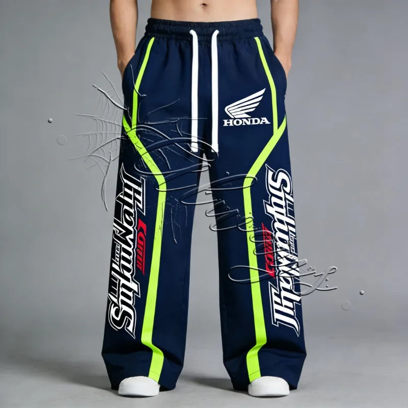 2026 Best-selling New Honda Racing Outdoor Sports Cycling Pants for Men MOTO Off-road Enthusiasts Fashionable Fitness Pants