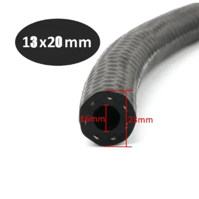 Tuyau de durite de voiture en caoutchouc résistant à l'huile diesel essence 4 5 6 8 10 12 13 14 16 19 22 25mm de diamètre, tube de tuyau de carburant en caoutchouc NBR flexible