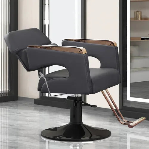 Chaise de Salon de Luxe Lifter, Protecteur en Métal, Dossier, Chaise de Barbier Pivotante, Fauteuil Confortable Nordique, Cadeira De Cabeleireiro, Mobilier de Salon