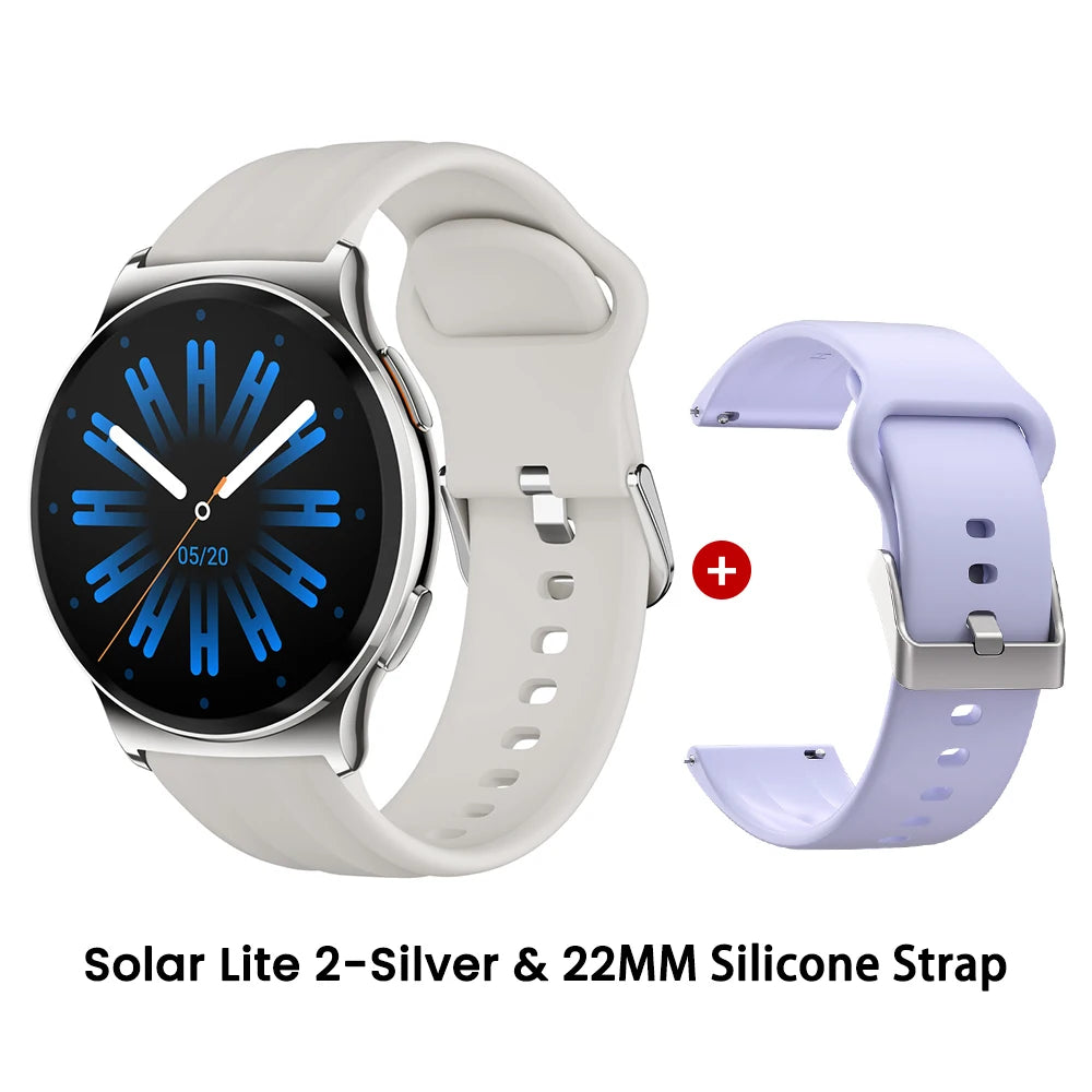 HAYLOU Solar Lite 2 Smartwatch 1.43'' AMOLED Display 24h Health Monitoring 150+ Sports Modes Voice Calling Smart Watch 1ATM