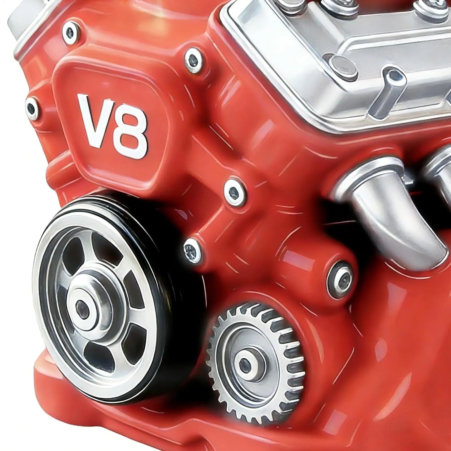Kaffeetasse Mechanische Tasse Edelstahl V8 Motor Reisebecher für Kaffee für Männer Autoenthusiasten Valentinstag Geburtstag