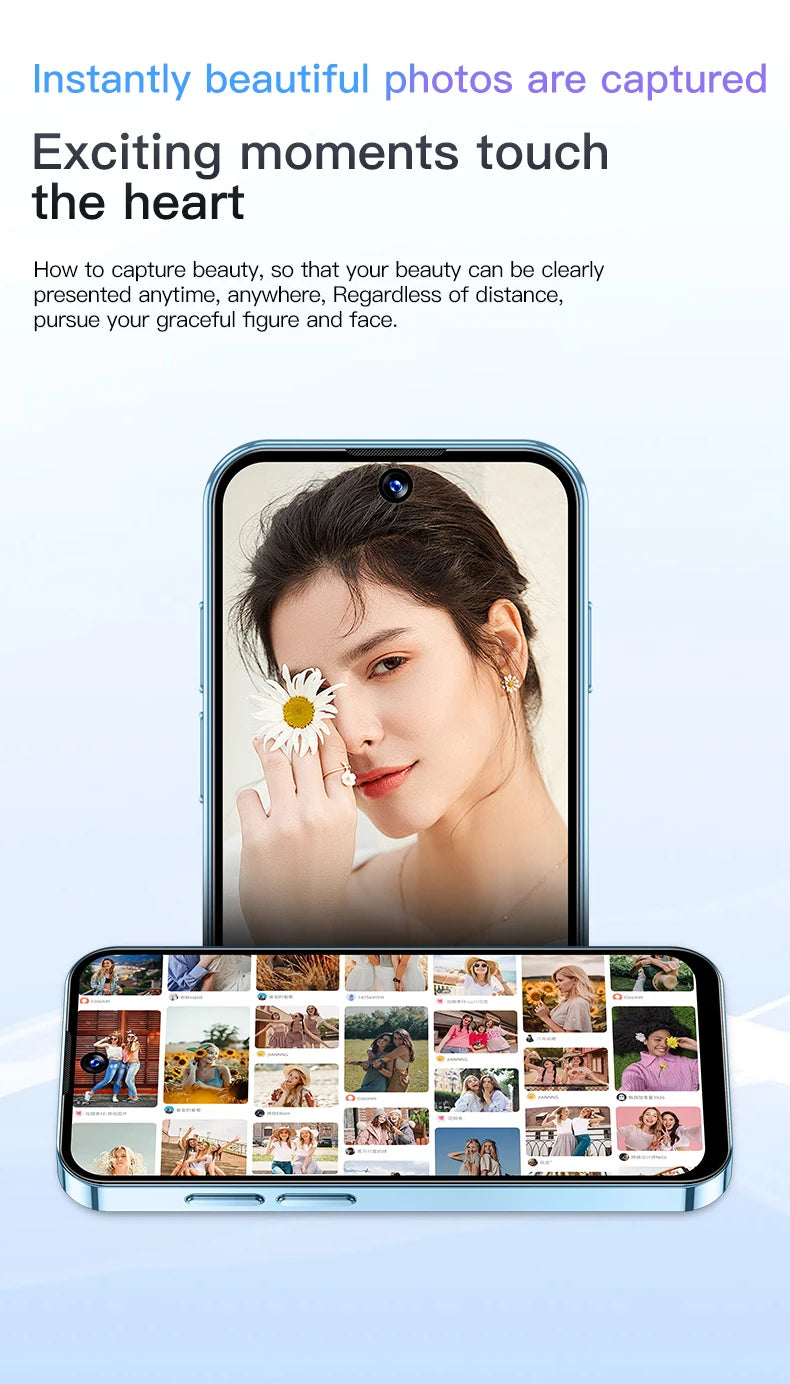 SOYES XS19 Mini Smartphone 3.88 Zoll 2 GB RAM 16 GB ROM Android 10.0 mit Gesichtserkennung Dual SIM Standby 3G-Netzwerk Kleines Telefon
