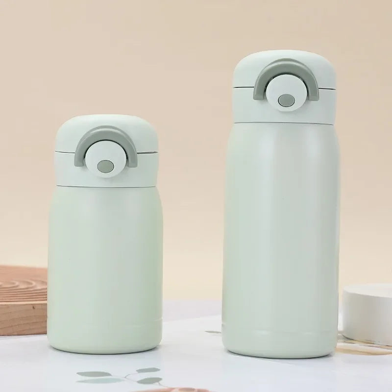 Mini tasse thermos de 220 ml/350 ml, tasse de poche, tasse à café thermique en acier inoxydable, flasque sous vide, bouteille d'eau chaude isotherme, cadeau pour enfants