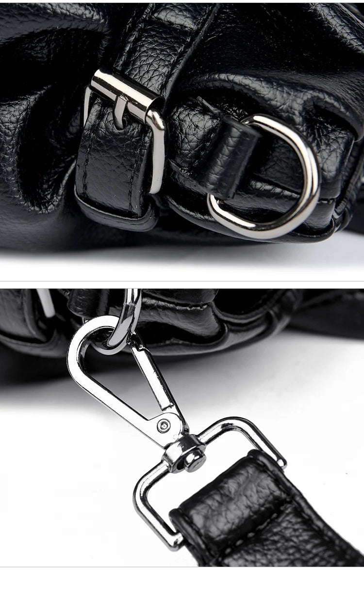 Sac cabas décontracté en cuir véritable, sacs à main de luxe pour femmes, sacs à main de marque, sacs à main en cuir souple de haute qualité pour le travail