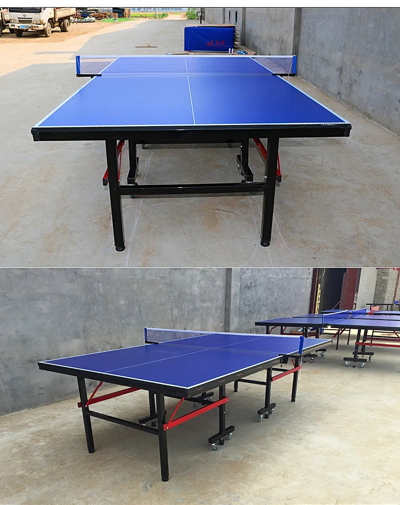12mm  Anti-Corrosion Table Tennis Table Indoor  Foldable Indoor Ping Pong Table