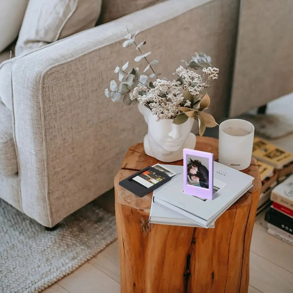 Fuji Instax mini 3 inch Photo Frame Art Photo Display Vertical Instant Film Camera Desktop Decor Colorful Picture Holder
