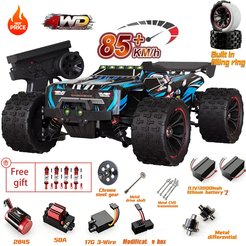 SG116MAX SCY9522 1:16 High Speed Drift Racing 80KM/H Brushless Motor 4WD 9522PRO 50KM/H RC Car Off Road Car Toys For Kid Gift