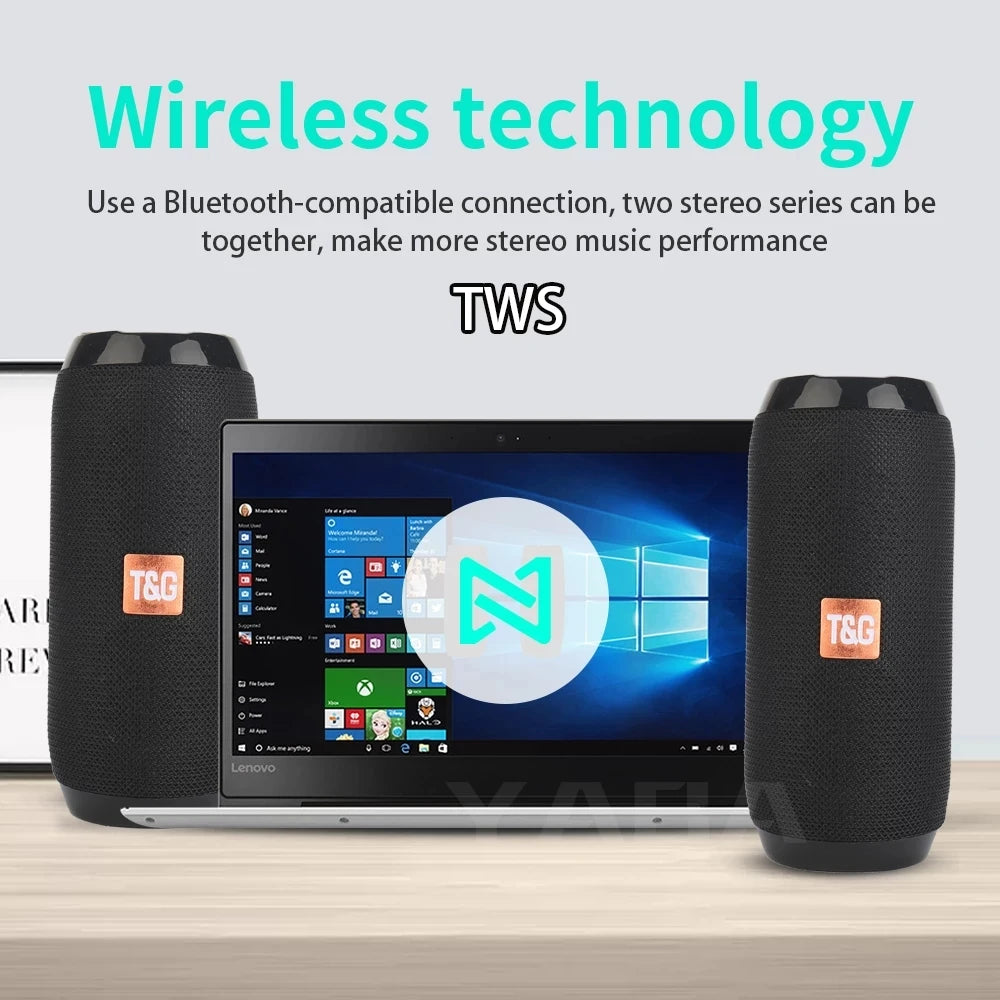 Kabelloser tragbarer Bluetooth Lautsprecher Caixa De Som Blutooth Musik Sound Box Für Radio FM Subwoofer Blootooth Audio Hand Free Baffe