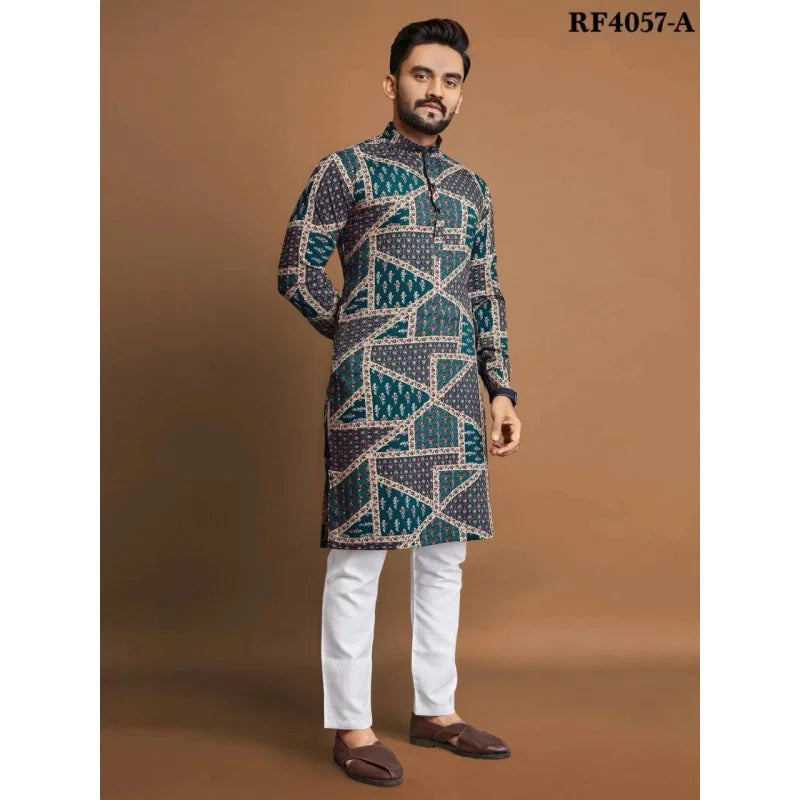 2025 Chemises musulmanes pour hommes, col patchwork, manches longues, vintage, vêtements pour hommes, chemise islamique arabe décontractée, caftan, S-5XL INCERUN