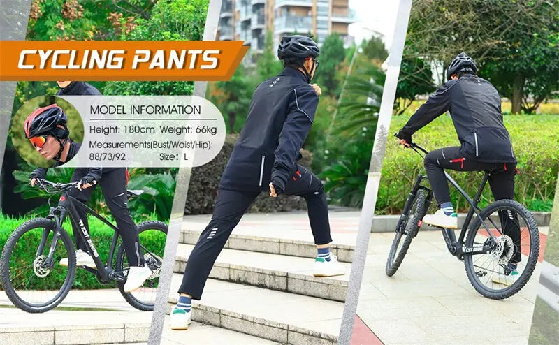 Pantalon de cyclisme WEST BIKING Pantalon de sport d'extérieur printemps-été Pantalon de cyclisme de course respirant et confortable pour homme