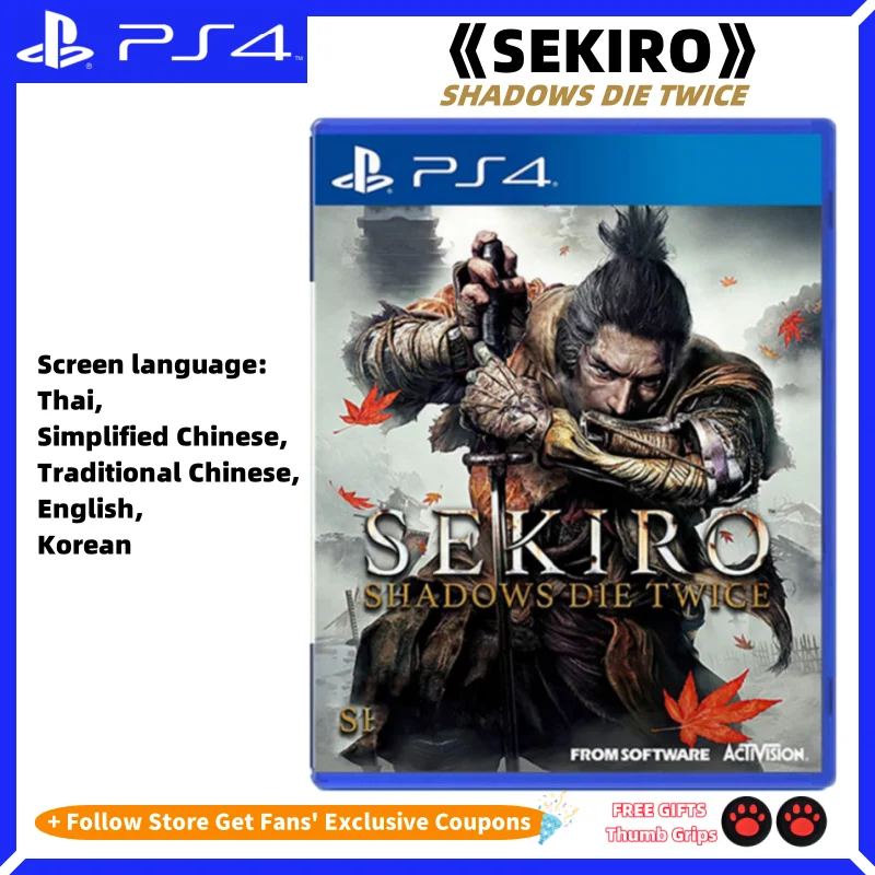 Sony PS4 SEKIRO SHADOWS DIE TWICE PS4 Nagelneu Original Lizenziert Neues Spiel CD Playstation4 Spiel Playstation 4 Spiele Ps5