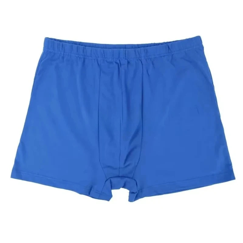 4 Stück 100% Baumwolle Herren Boxershorts Übergröße 8XL-10XL Locker sitzende Unterwäsche Große Größen Weich Atmungsaktiv Scheuerfrei Herren Unterhosen