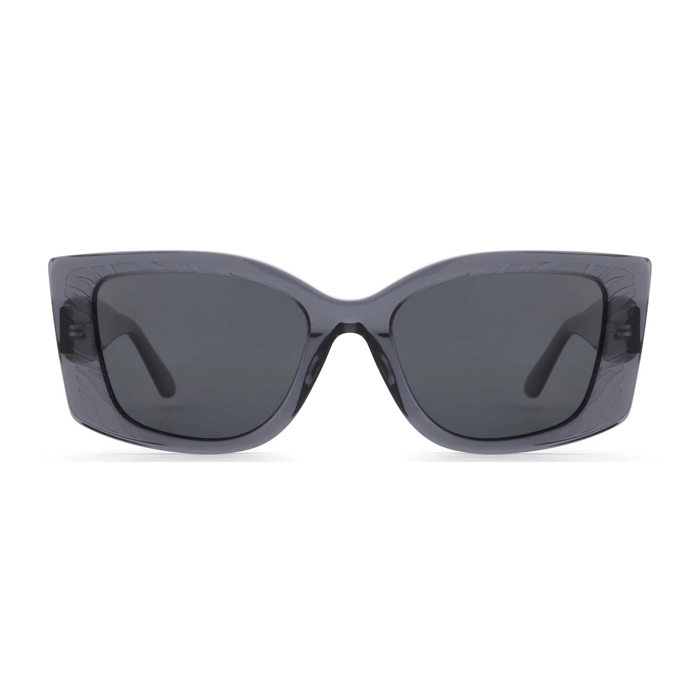 ZENOTTIC Trendige quadratische Acetat-Sonnenbrillen für Damen UV400 Myopie Optische Sonnenbrille Polarisierte Gleitsicht-Sonnenbrillen