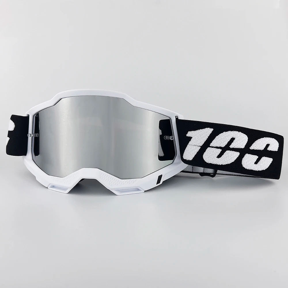 100 Motocross Goggle Glasses MX Off Road Masque Helmets Goggles Ski Sport Gafas for Motorcycle Dirt Bike Glasses and bag