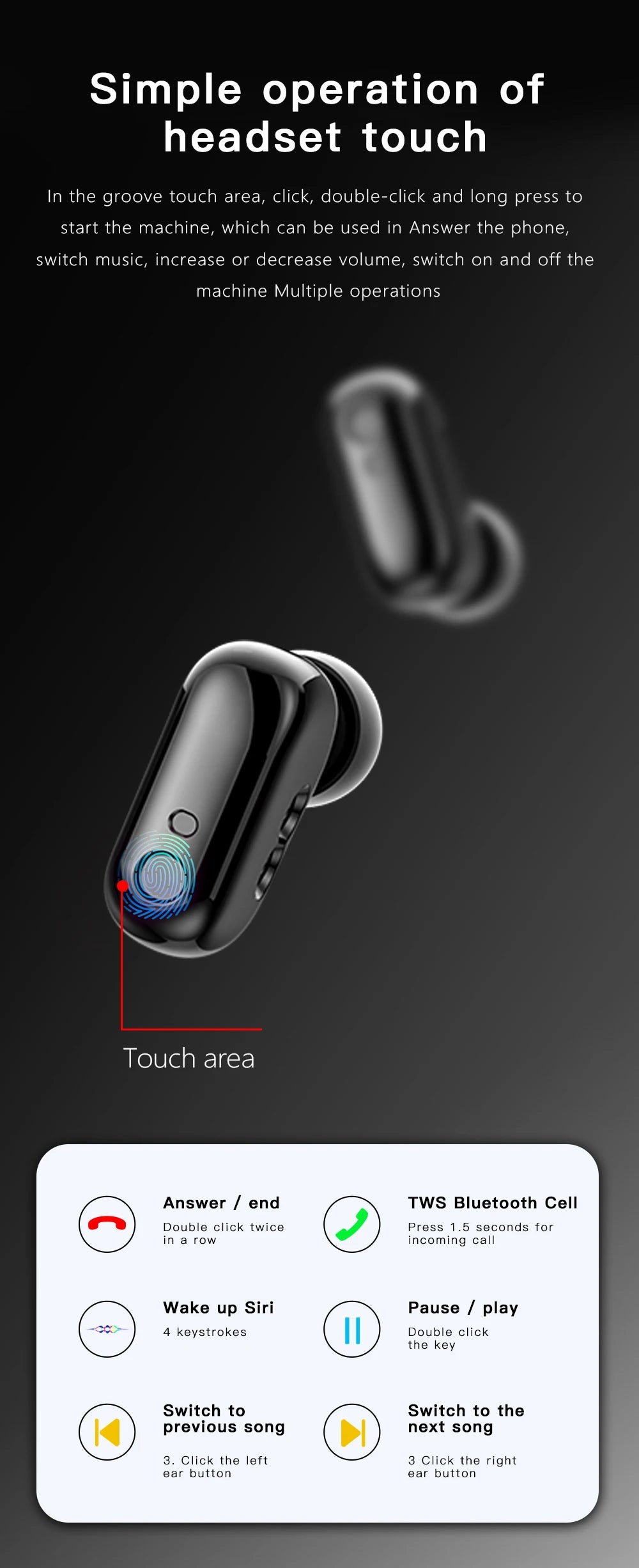 Montre Intelligente 2 en 1 X7 avec Écouteurs Montre Connectée Écouteurs Bluetooth TWS Moniteur de Fréquence Cardiaque et de Pression Artérielle Montre Sport Montre Fitness