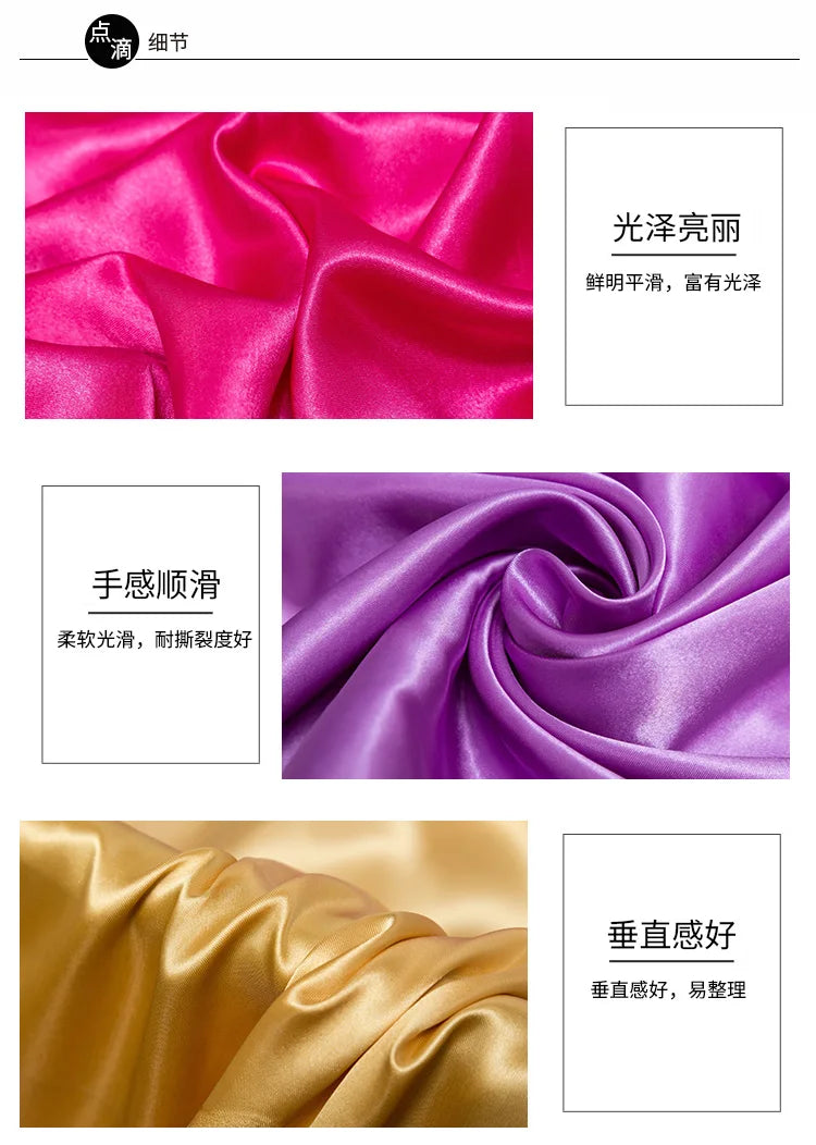 0.5m/1m/5m Satin Lining Fabric For Sewing Dress Lining,Pajamas,Decoration Cloth Tablecloth Decorative Fabric Handmade DIY Fabric