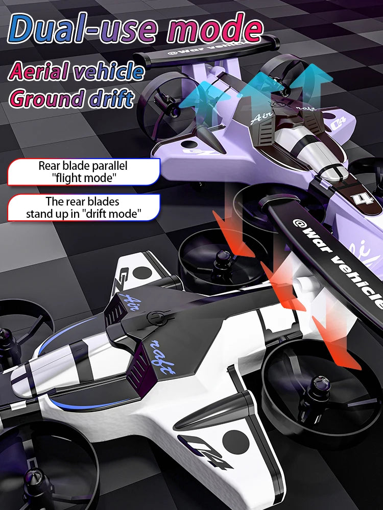 Neues ferngesteuertes Flugauto, Land- und Luft-Dual-Modus-Quadrocopter, Stunt-Drift-Auto, Weihnachtsgeschenk für Jungen