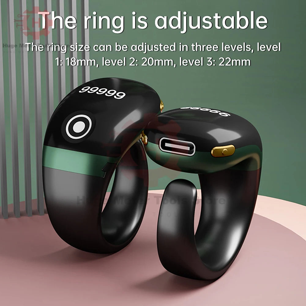 Smart Tasbih Tally Counter 0~99999 Muslims Tasbeeh Zikr Ring Prayer Time Vibration Reminder Type-C Ring Counters OLED Display