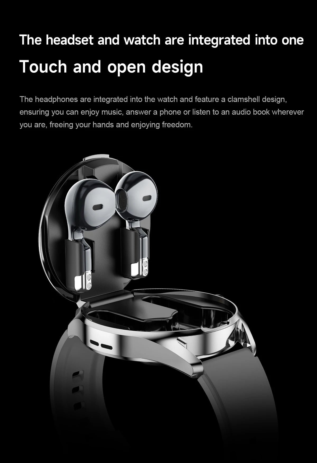 2025 Neue NFC Herren Smartwatch Bluetooth-Anruf Herzfrequenzüberwachung HD Großbildschirm TWS 2-in-1 Sport-Trajektorie Damen Smartwatch