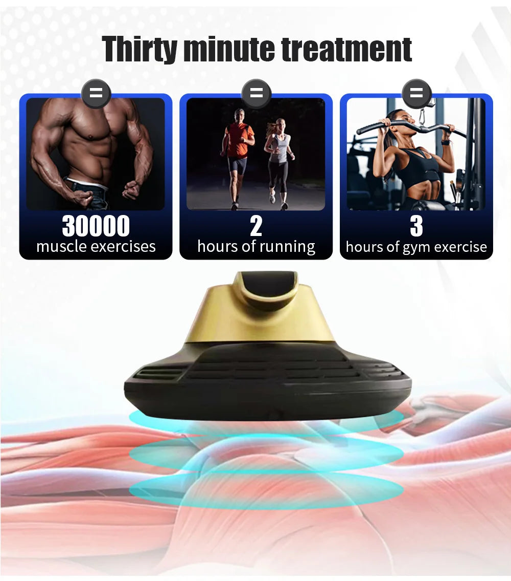 Myoslim 6500W HF Elektromagnetische Körperschlankung Muskelstimulation Fettentfernung Körperschlankung Muskelaufbau EMS Body Sculpt Maschine
