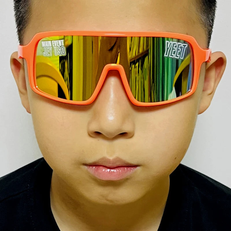 Jey Uso Yeet Sport Sonnenbrillen Kinder Brillen Blue Bloodline USOS Seltene Farben Sonnenbrille Eyewear Geschenk
