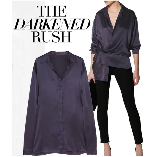 3/5/10m High-end Pure Satin Chiffon Crepe Fabric Sewing Silky Solid Shirt Dress Fashion Fabric Blue Black White By the Meter