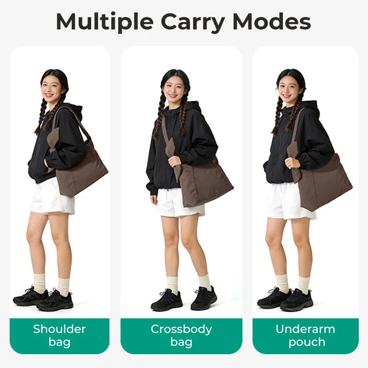 BAGSMART Umhängetaschen Damen Vielseitige Tragetasche Leichte Gelegenheits-Umhängetasche für Pendler Unterarm-Hobo-Tasche