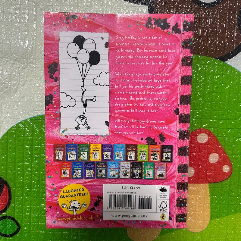 Latest English Edition Diary of a Wimpy Kid: Partypooper  Children’s Graphic Novel  Early Learning Book