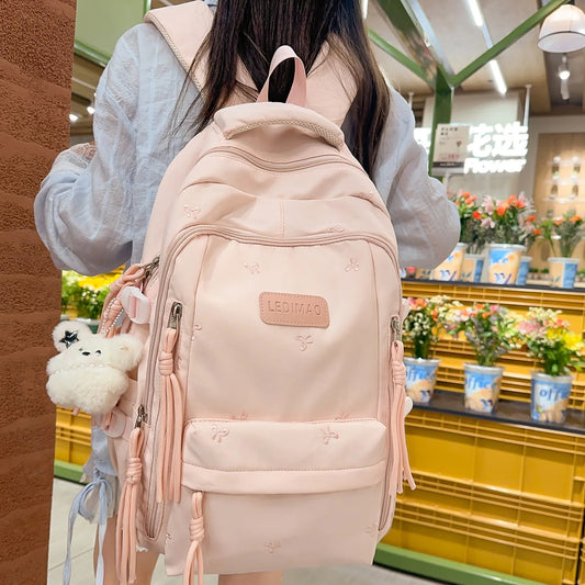 2026 Vielseitiger Mädchenrucksack für Grundschüler und Gymnasiasten leichter Schulranzen für Jungen und Mädchen Campus-Rucksack