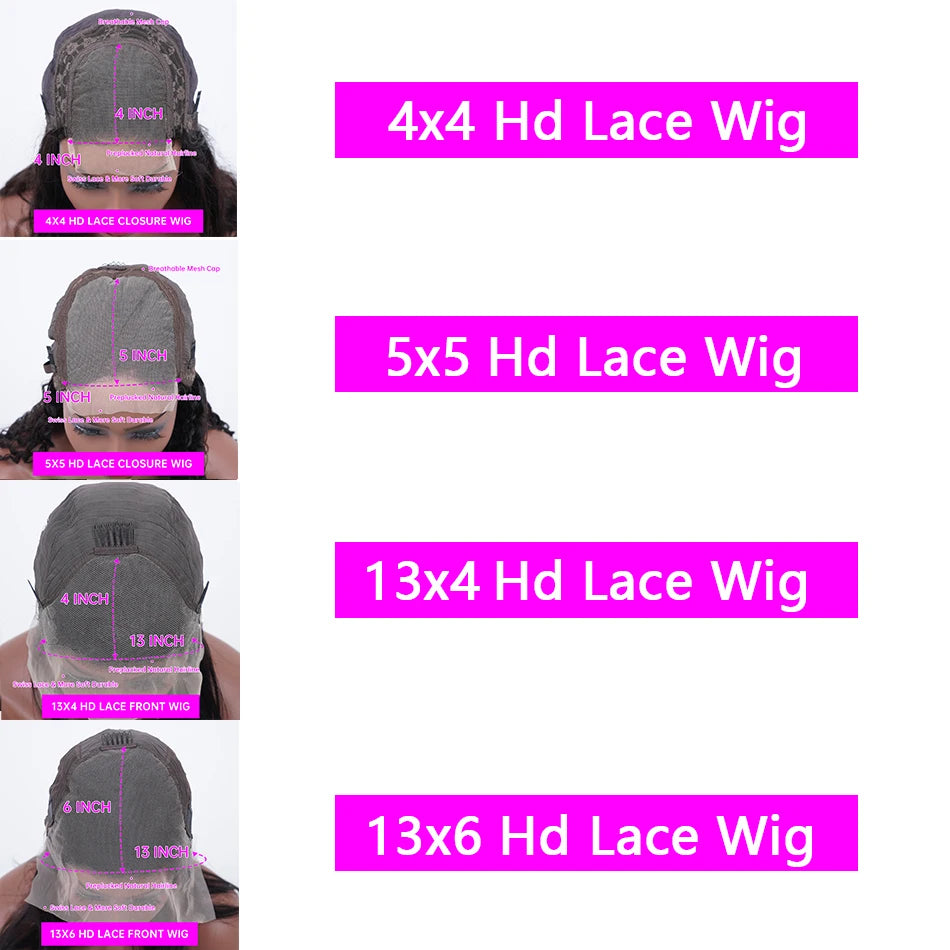 30 40 Inch Rotbraun 13x6 Lace Frontal Perücke 250 Dichte Farbige Lockige Perücken Echthaar Deep Wave 13x4 13x6 HD Lace Frontal Perücke