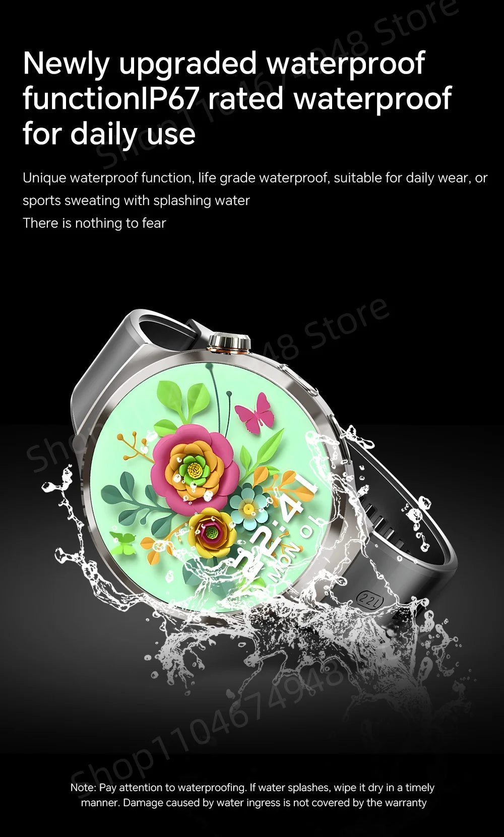 Montre intelligente 4G/5G Full Netcom 1,98 pouces Amoled avec caméra rotative à 210°, Android 13.0, double système GPS, batterie 1900 mAh