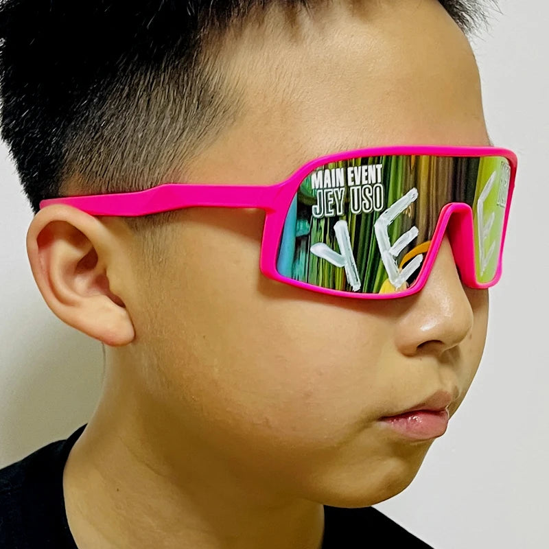 Jey Uso Yeet Sport Sonnenbrillen Kinder Brillen Blue Bloodline USOS Seltene Farben Sonnenbrille Eyewear Geschenk