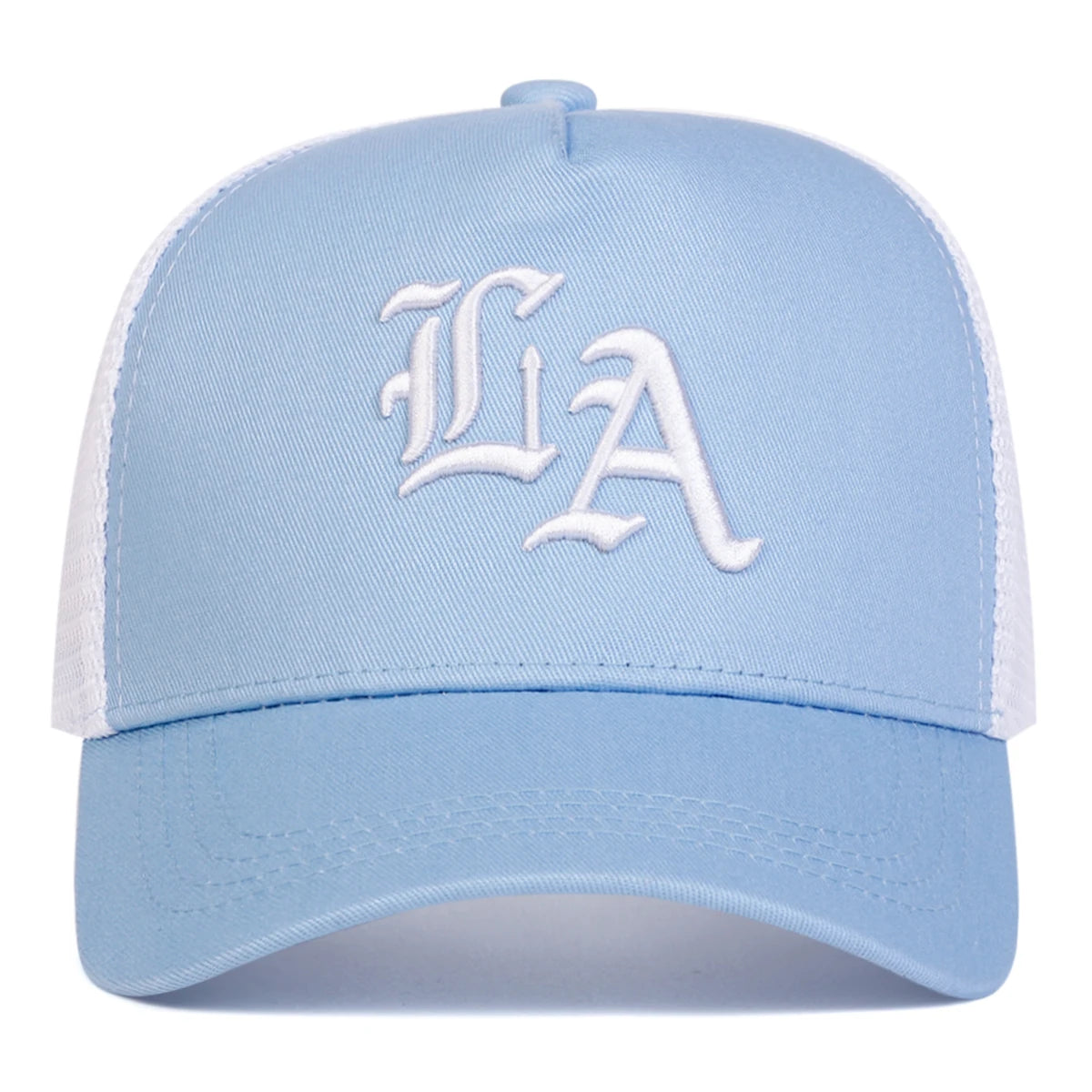 Unisex LA Stickerei Baseball Netzkappen Hip Hop Cap Frühling Sommer Outdoor Verstellbare Freizeithüte Sonnenhut