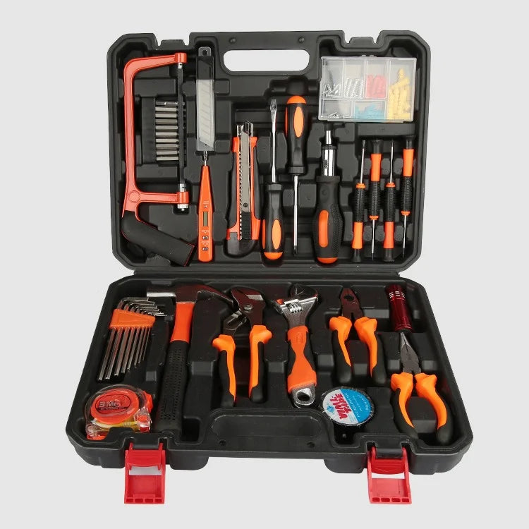 ZTEN Multifunktions-Elektriker-Reparaturwerkzeugkasten Reparatur-Kombinationswerkzeug mit Heißklebepistole Heimwerker-Werkzeugset
