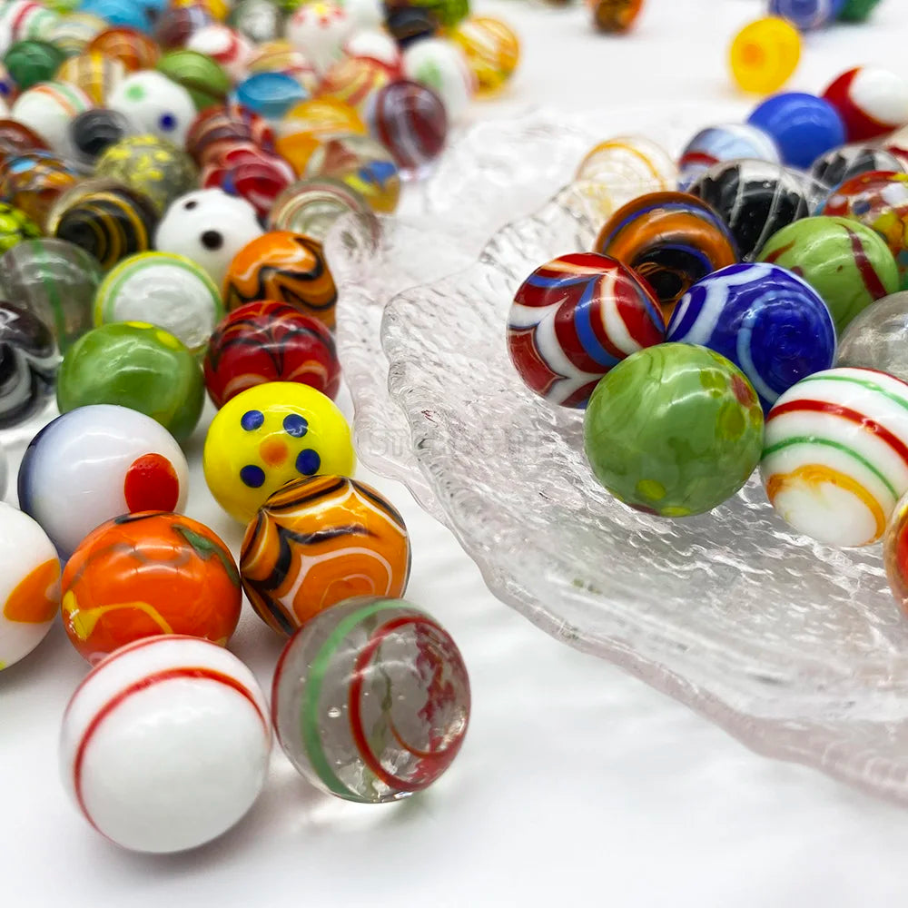 G1-16 Heimdekorationskollektion Kreative handgemachte Glasmurmeln Seltenheit Kinder-Puzzlespiele Spielzeug Süße Neujahrsgeschenke für Kinder