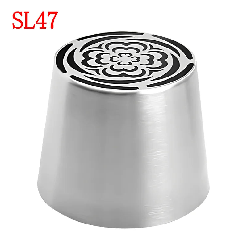 Stainless Steel Russian Framing Nozzle DIY Pastry Cream Decorating Nozzle Kitchen Baking Tools Framing Tools