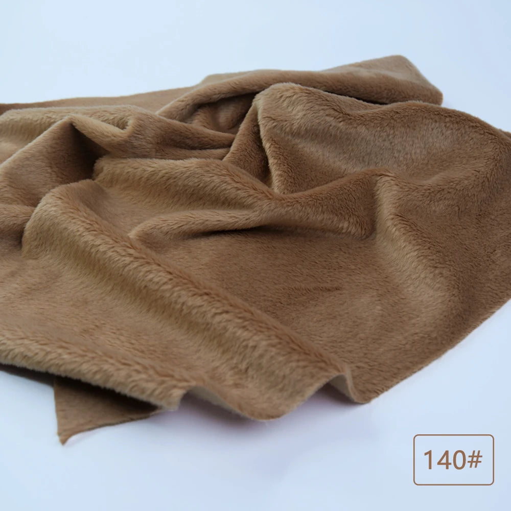 5mm plush fabric sales non elastic 45x50cm short hair plush fabric artificial fur polyester fiber DIY plush mink fabric
