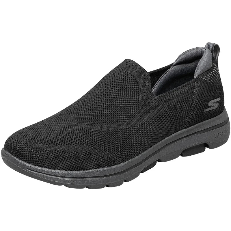 Chaussures Skechers pour Homme Série GO WALK Chaussures de Marche Décontractées à Enfiler Respirantes Légères Faciles à Enfiler et à Retirer Mocassins Nouveaux pour Homme