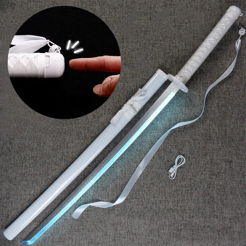 104cm Anime Bleach Katana Kuchiki Rukia Sword Cosplay Prop Wooden Ninja Knife Real Size Japanese Katana Samurai Sabre Kid Toy