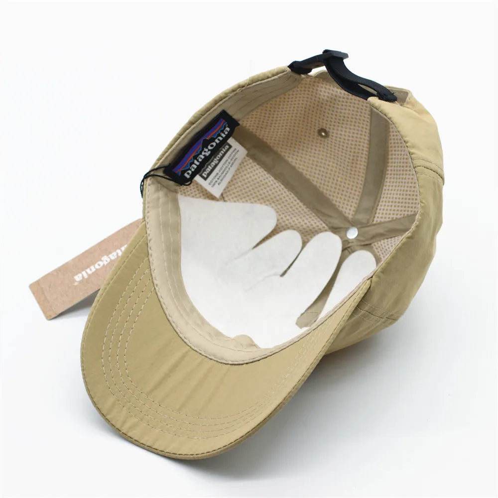 Baseballcaps für Herren und Damen in Unifarben, schnell trocknende Outdoor-Entenschnabelhüte, Sonnen- und wasserdichte Hüte, Sport-Sonnenhut