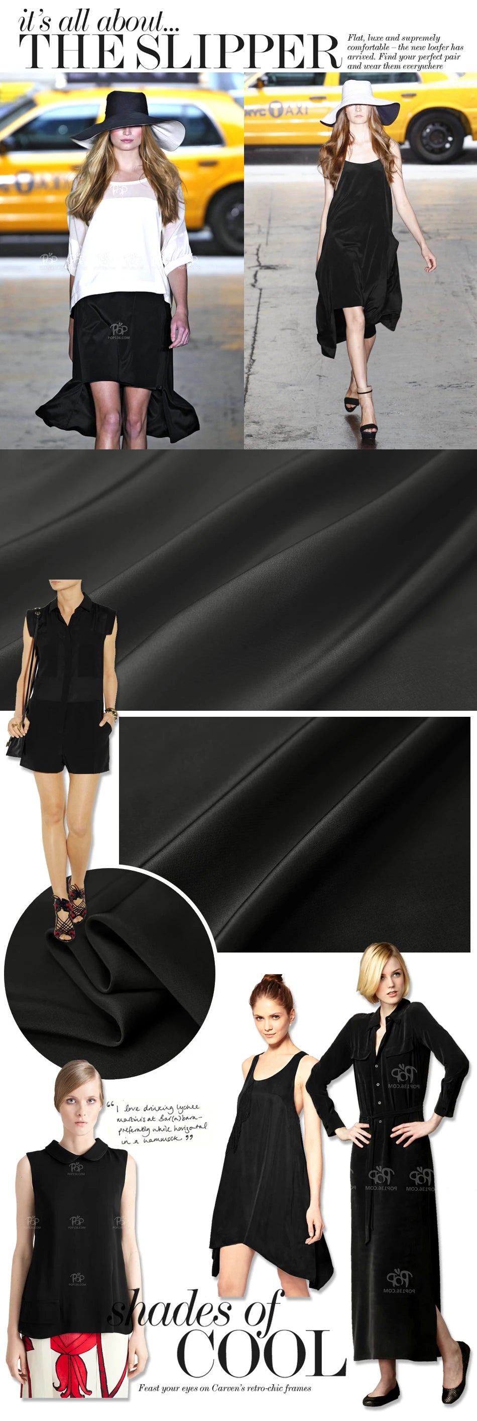 3/5/10m Hochwertiger reiner Satin Chiffon Kreppstoff Nähen Seidig Uni Hemdkleid Mode Stoff Blau Schwarz Weiß Meterware