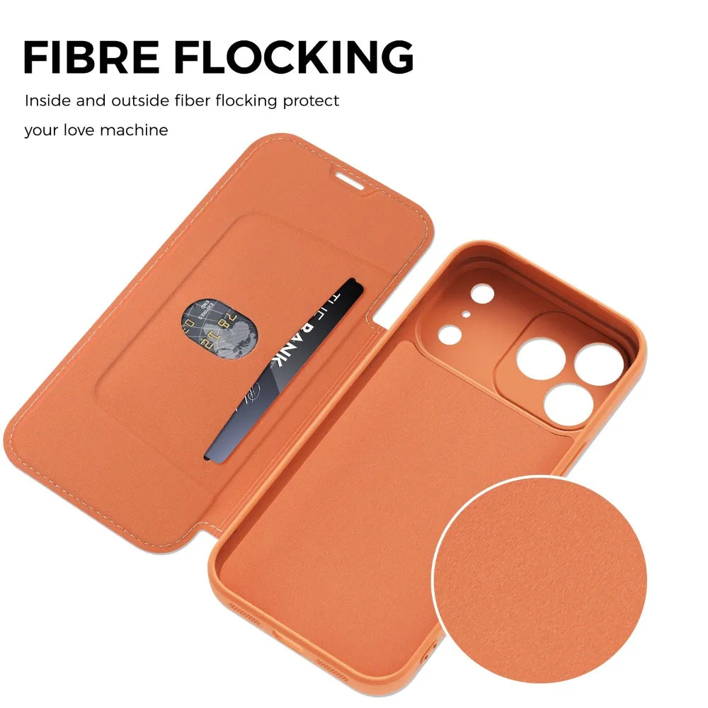 Luxury Leather Original Liquid Silicone Flip Wallet Card Case For iPhone 17 16 15 14 11 12 13 Pro Max Air XS 8 7 Plus Soft Cover