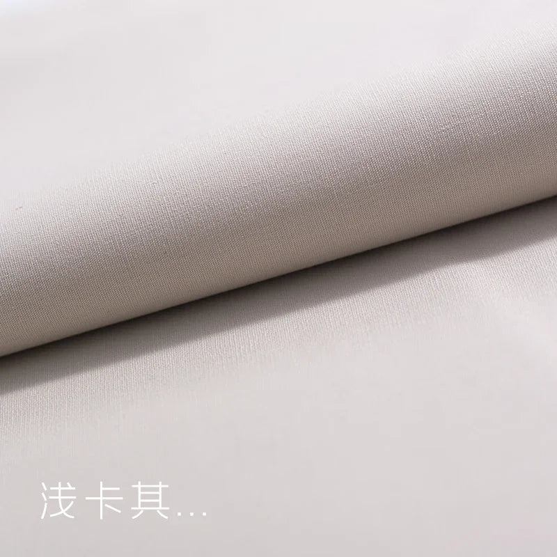 Tissu Popeline de Coton Couleur Unie Robe de Poupée Chemise Pantalon Décontracté Conception de Vêtements Tissu de Couture Matériau de Mode en Gros au Mètre
