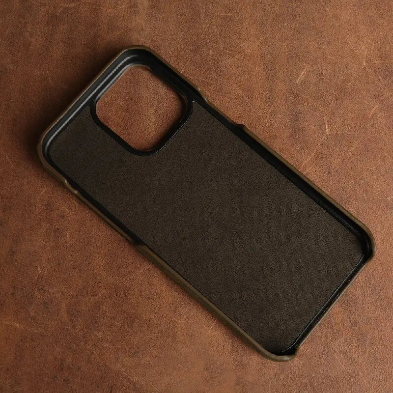 Fengma pattern leather phone case for iPhone 14 Pro 1516 Pro Max shockproof protective cover Genuine Leather Business