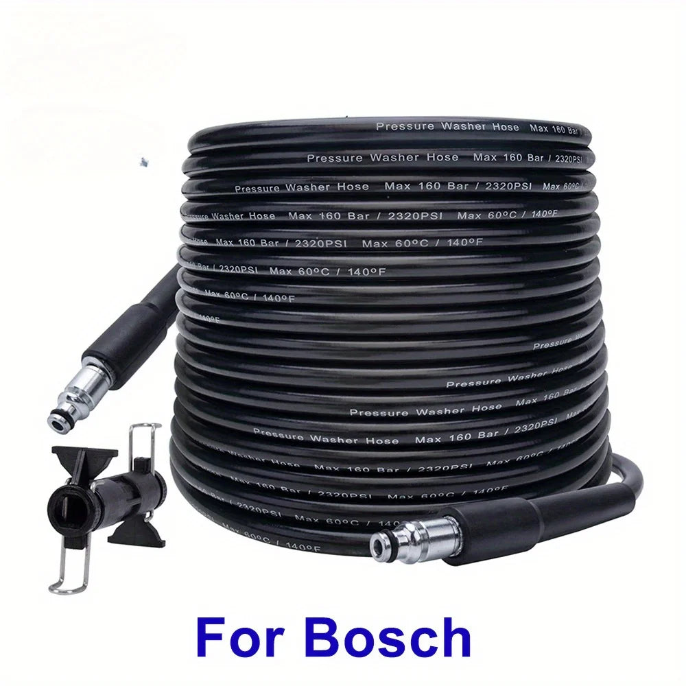 50FT/15M for Bosch High Pressure Cleaner High Pressure with Connect Extension Hose Power Washer Water Durable Plastic for Car