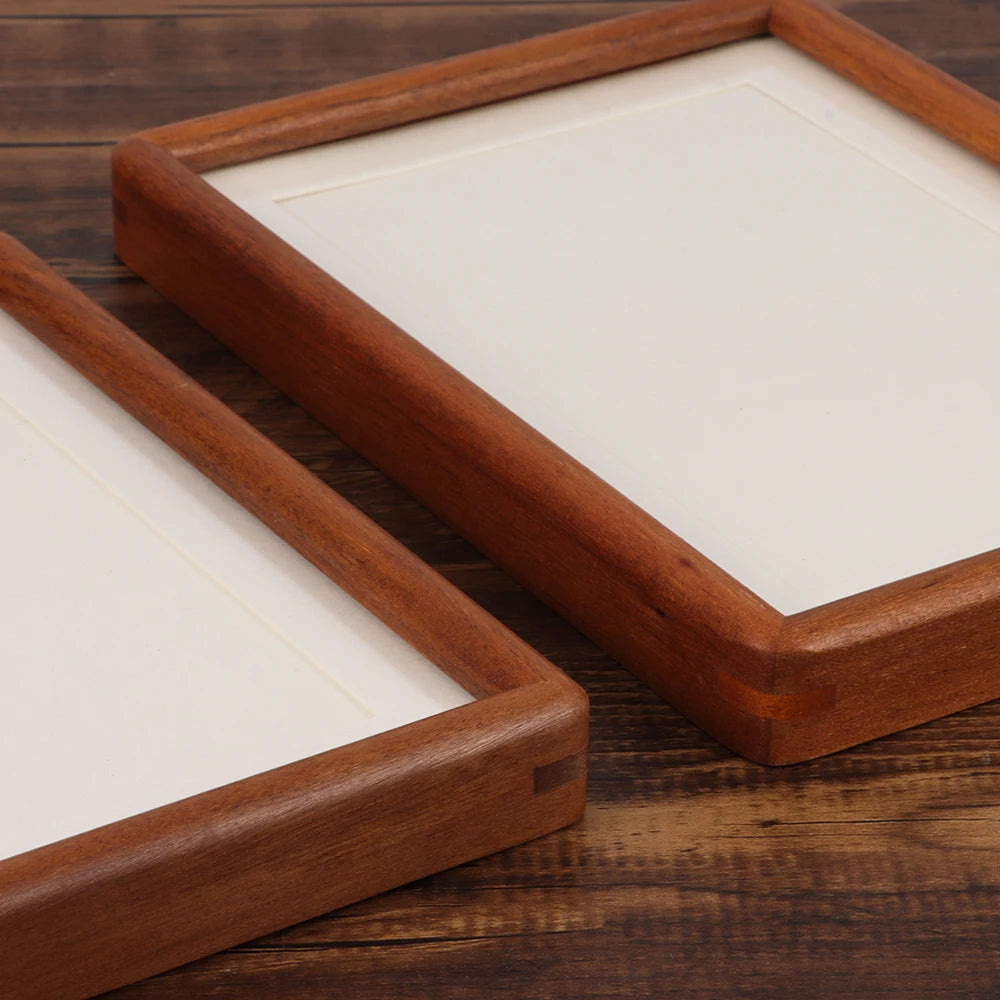 New 6/7/8 Inch Black Walnut Photo Frame Simple Handmade Mortise Tenon Photo Frame Real Wooden Picture Frame