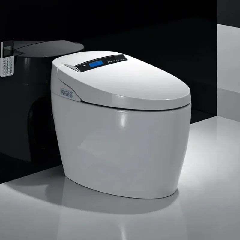 Intelligente Toilette Intelligent, automatische Flip-Top-Spülung Keramik-Automatikspülung integrierte Toilette S-förmiger Geruchsverschluss Toilette