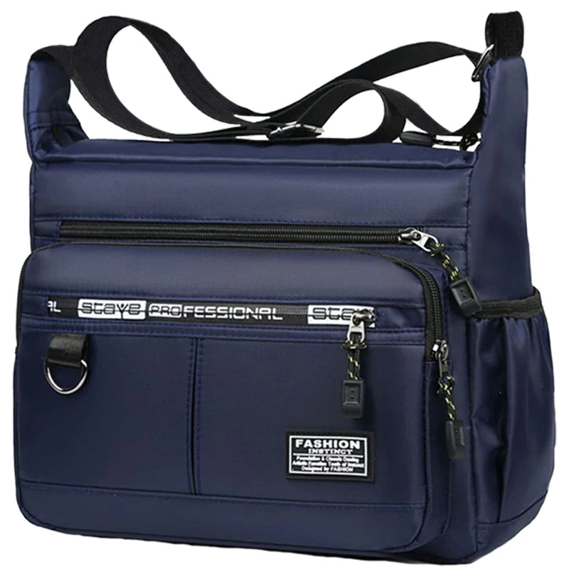 Herren Business Umhängetasche mit mehrlagigen Taschen und verstellbarem Schultergurt für Arbeit und Reisen
